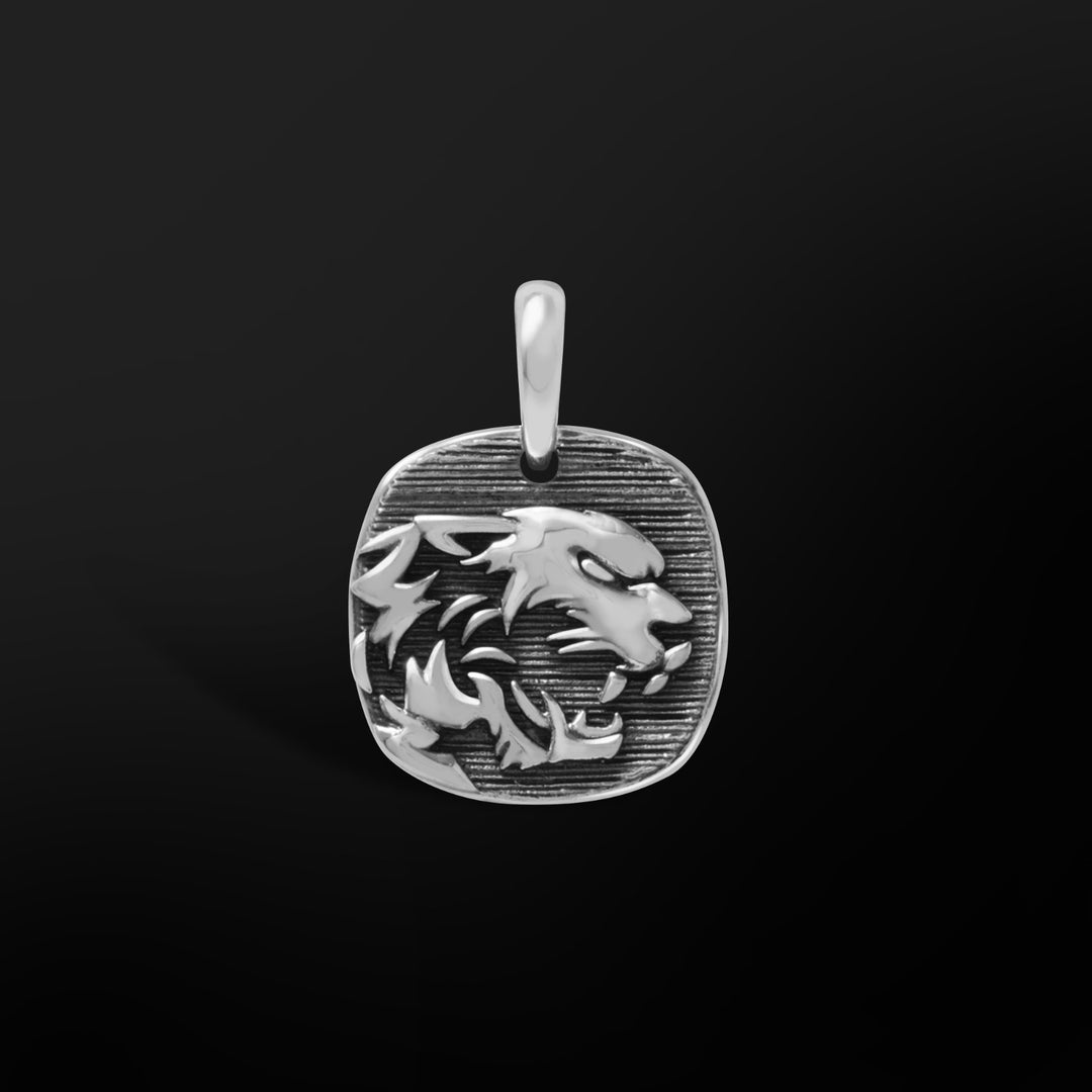 Cheetah pendant for men , mens pendant, sterlingsilver pendants for men
