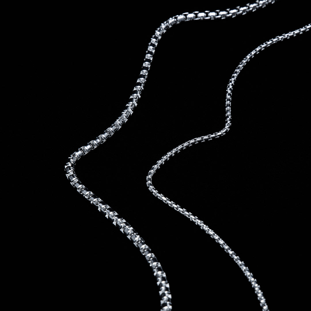 Round box chain, 2.6mm