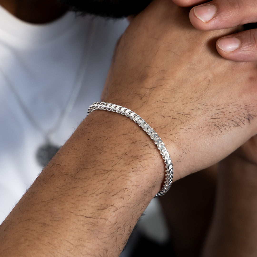 Franco chain bracelet, 3mm