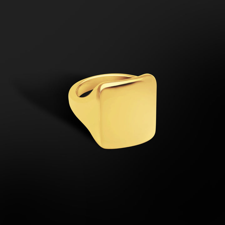 Oxford Signet Ring, Gold Vermeil