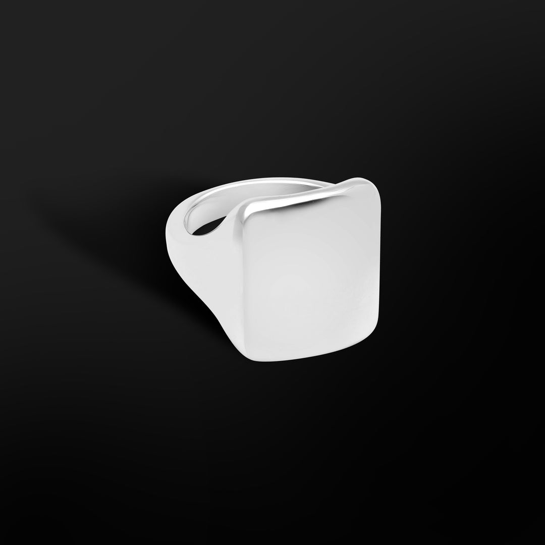 Oxford Signet Ring combines timeless elegance with modern craftsmanship, Sterling Silver, Mens Jewlery