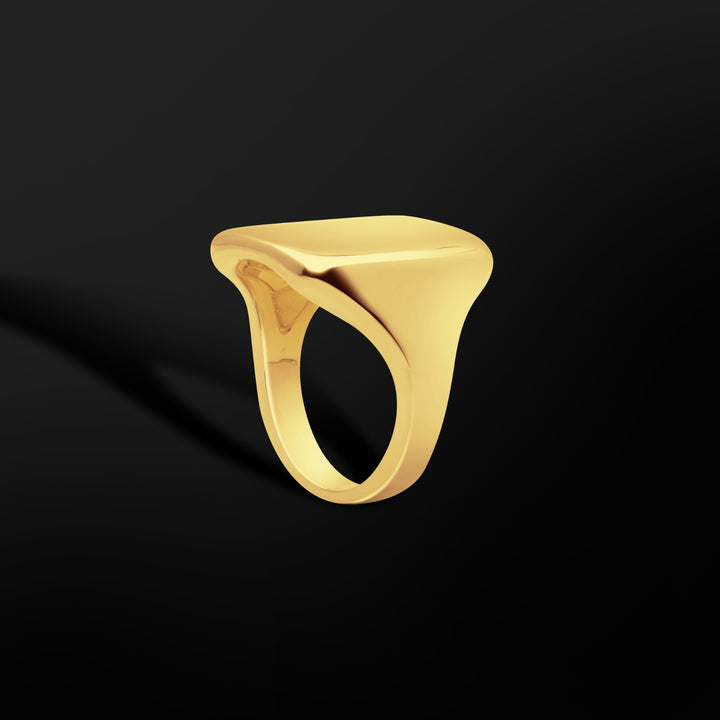 Oxford Signet Ring, Gold Vermeil